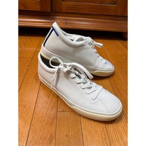 Rothy's The Lace Up Sneaker White Size 8
